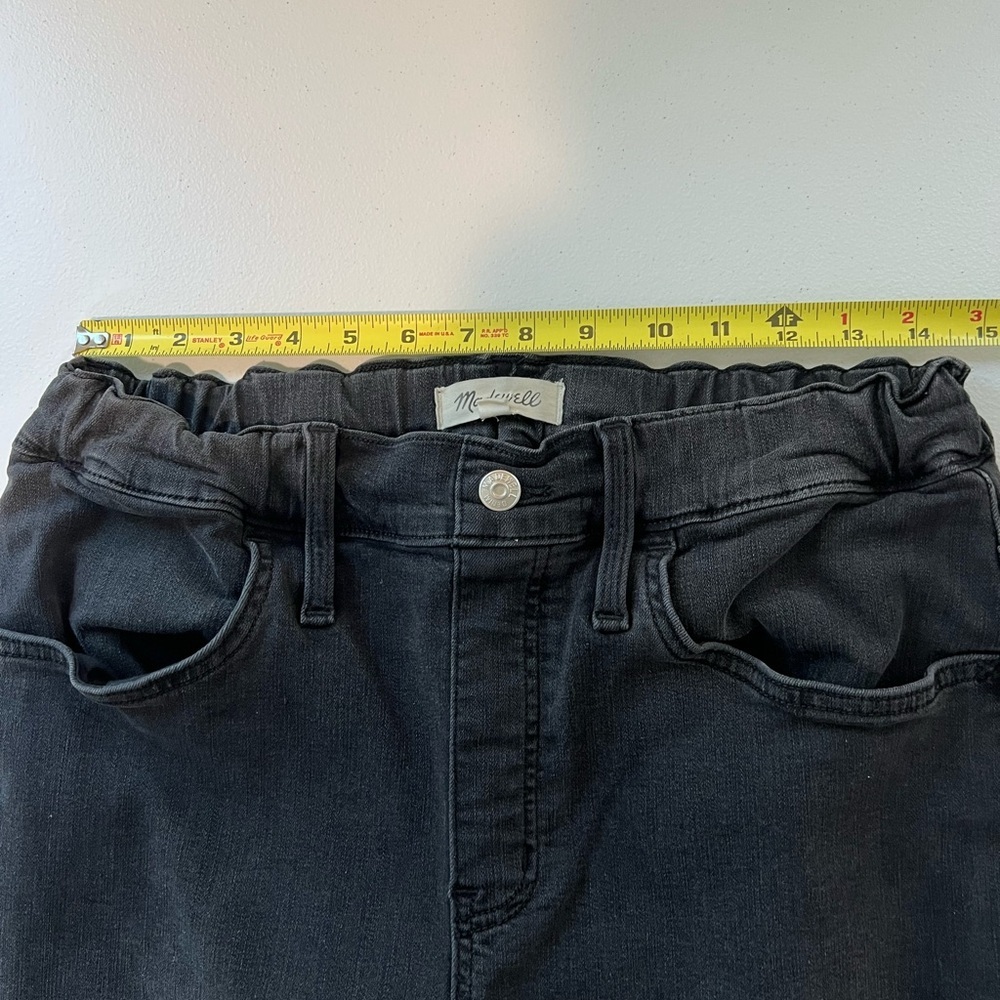 Madewell the vintage wide leg‎ crop black jeans S - Picture 4 of 7